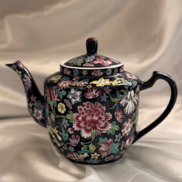 Vintage Chinese Tea Pot (flawless except few speckles INSIDE) ceramic - Picture 12 of 12